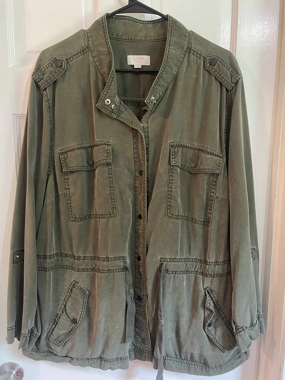 LOFT Olive Green Utility Jacket